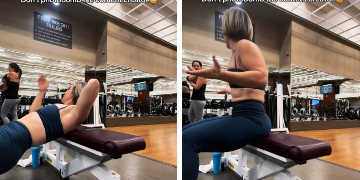 Fitness influencer ignites backlash after calling out ‘photobomber’ at the gym