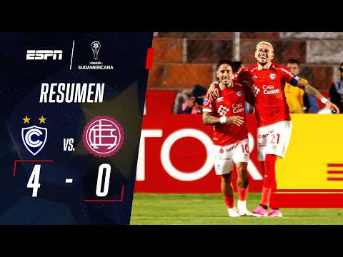 Video, resumen y goles del Cienciano vs. Lanús (4-0) por la Copa Sudamericana