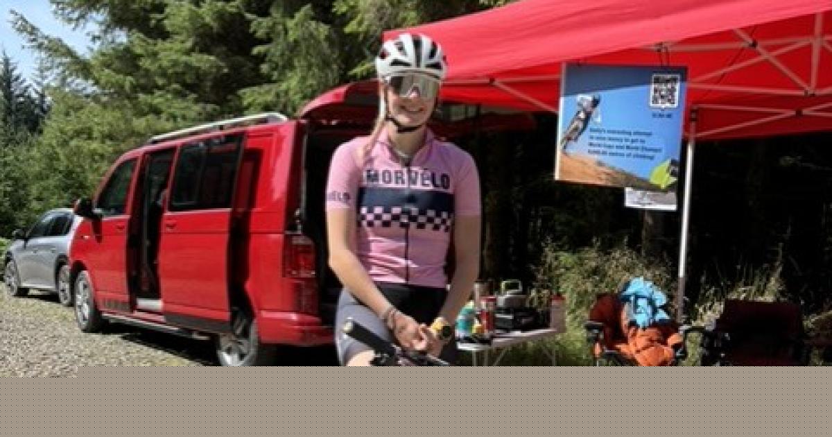 Peebles mountain biker cycles the height of Everest to fundraise for world cup dream
