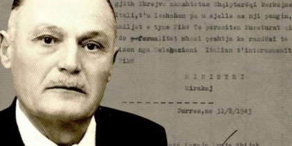 Telegrami i vitit 1943, ministri Mirakaj kërkonte që hebrenjve t’u jepet pasaporta shqiptare