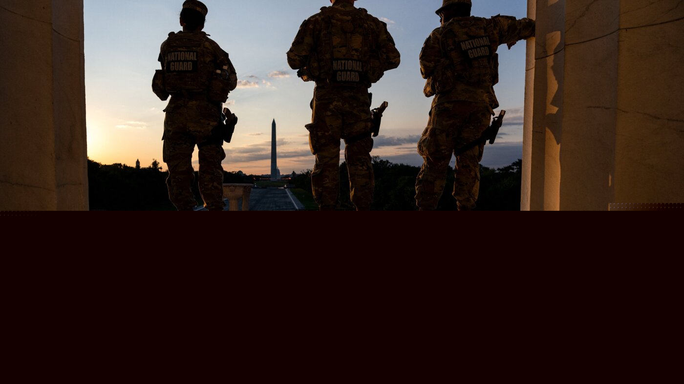Armed troops have patrolled D.C. for 1 year now. It's challenging democratic norms
