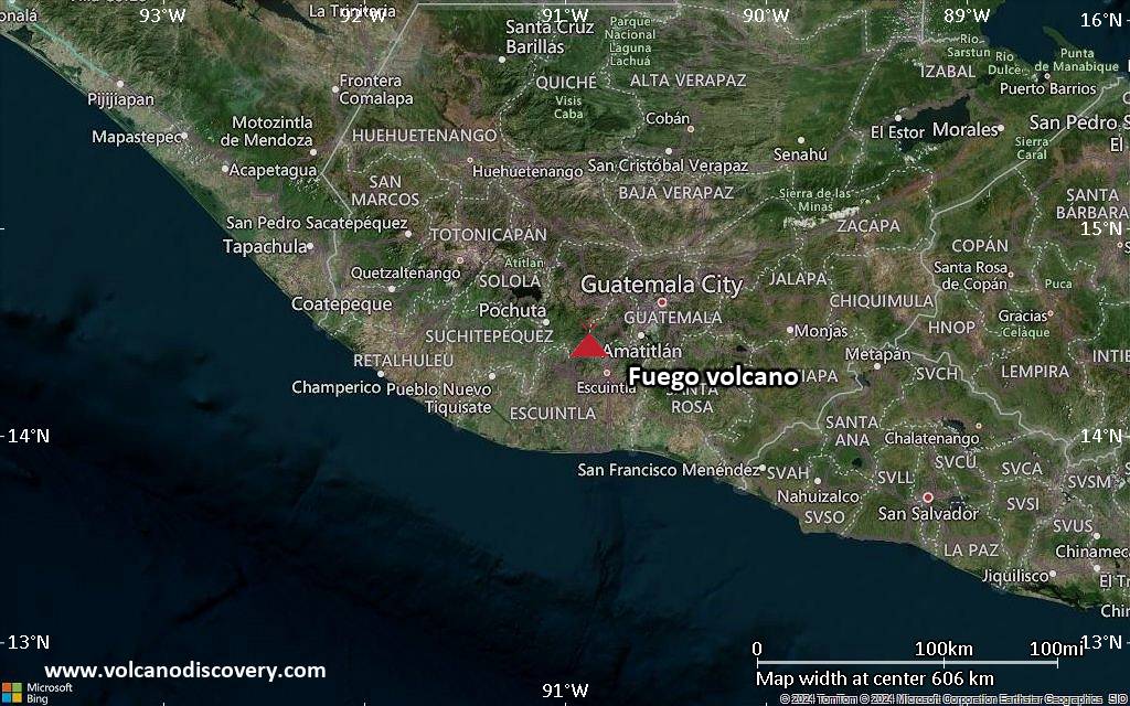 Fuego Volcano Volcanic Ash Advisory: VA EMS ONGOING