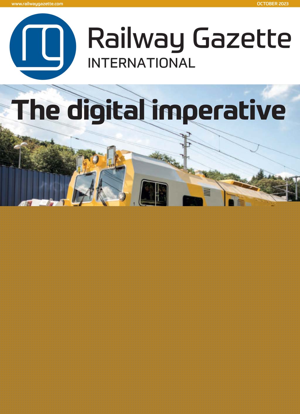 Railway Gazette International – October 2023