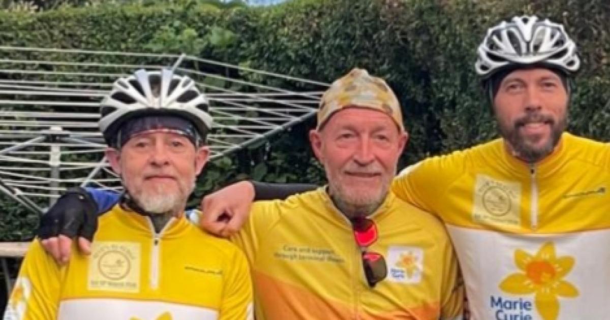 Trio's 400-mile bike ride in memory of 'really nice lad' who died earlier this year