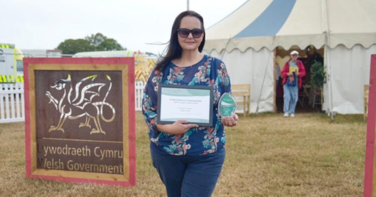 Childcare manager wins national award for commitment to Welsh language