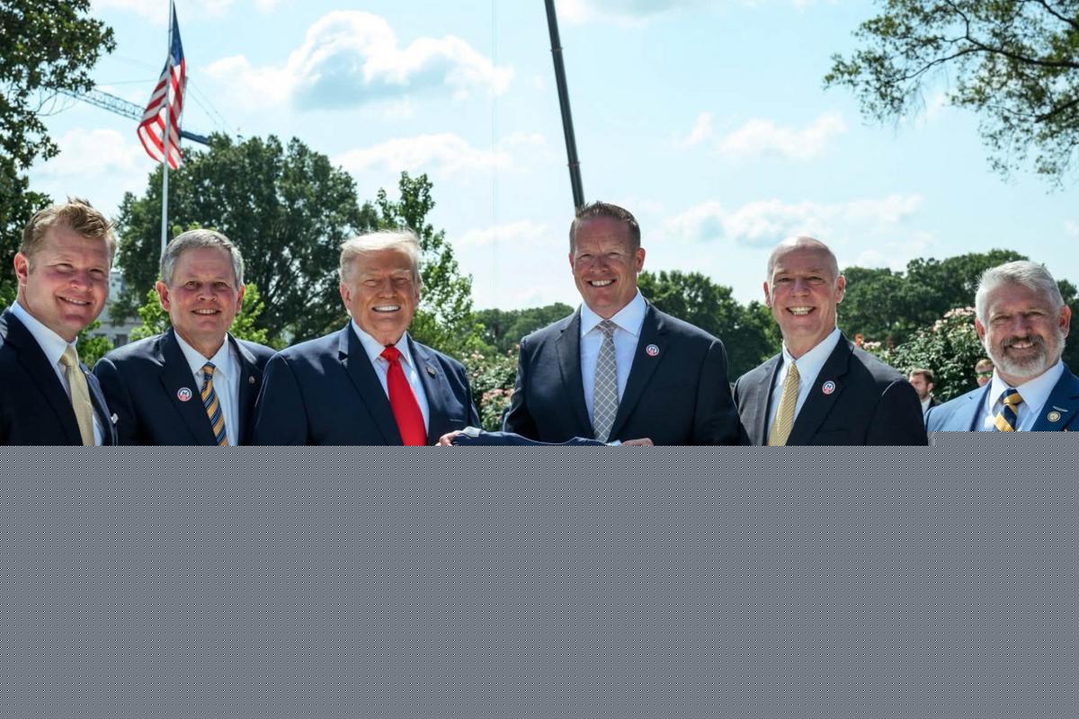 Gov. Gianforte and Montana State Bobcats Visit The White House