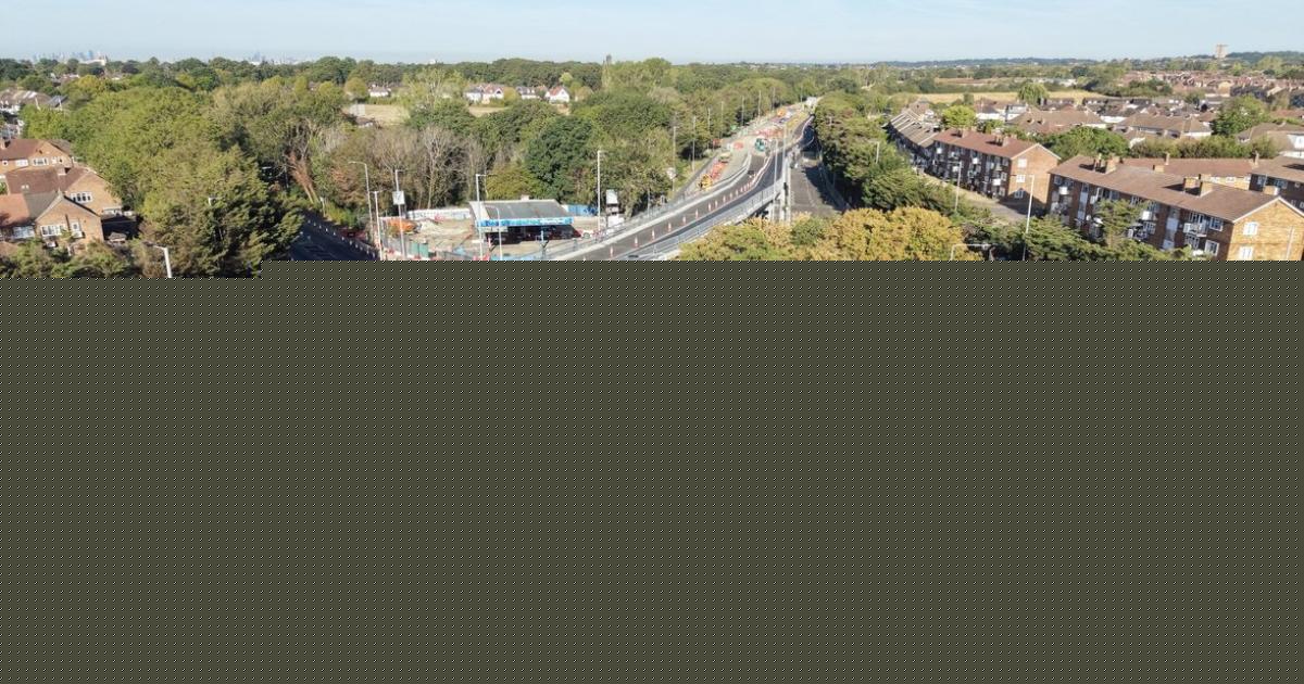 Gallows Corner works progression captured in latest drone photos