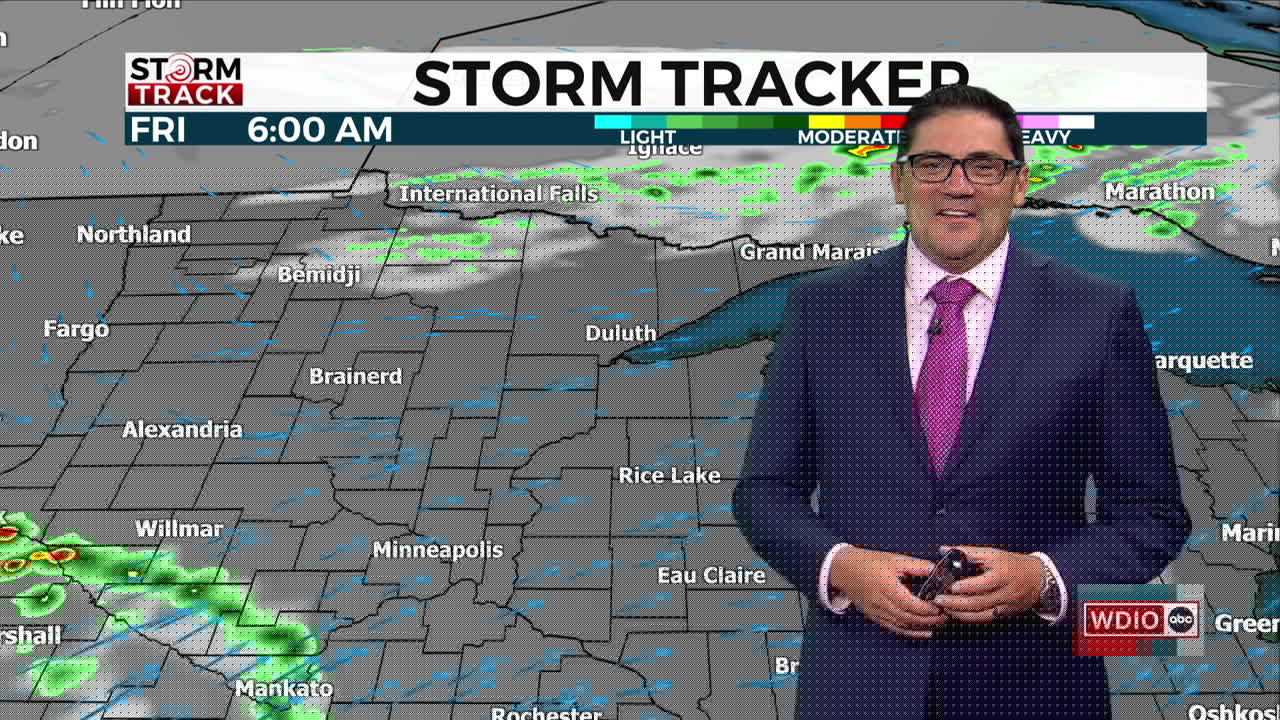 Justin Liles: Cold front brings storm risk to Northland, northwest Wisconsin Friday