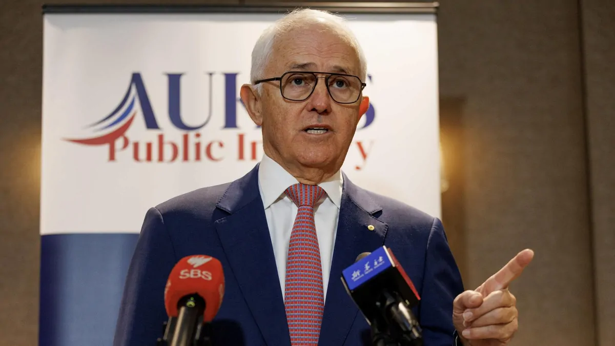 Malcolm Turnbull lashes Donald Trump’s ‘might is right’ doctrine as he warns AUKUS threatens Australia