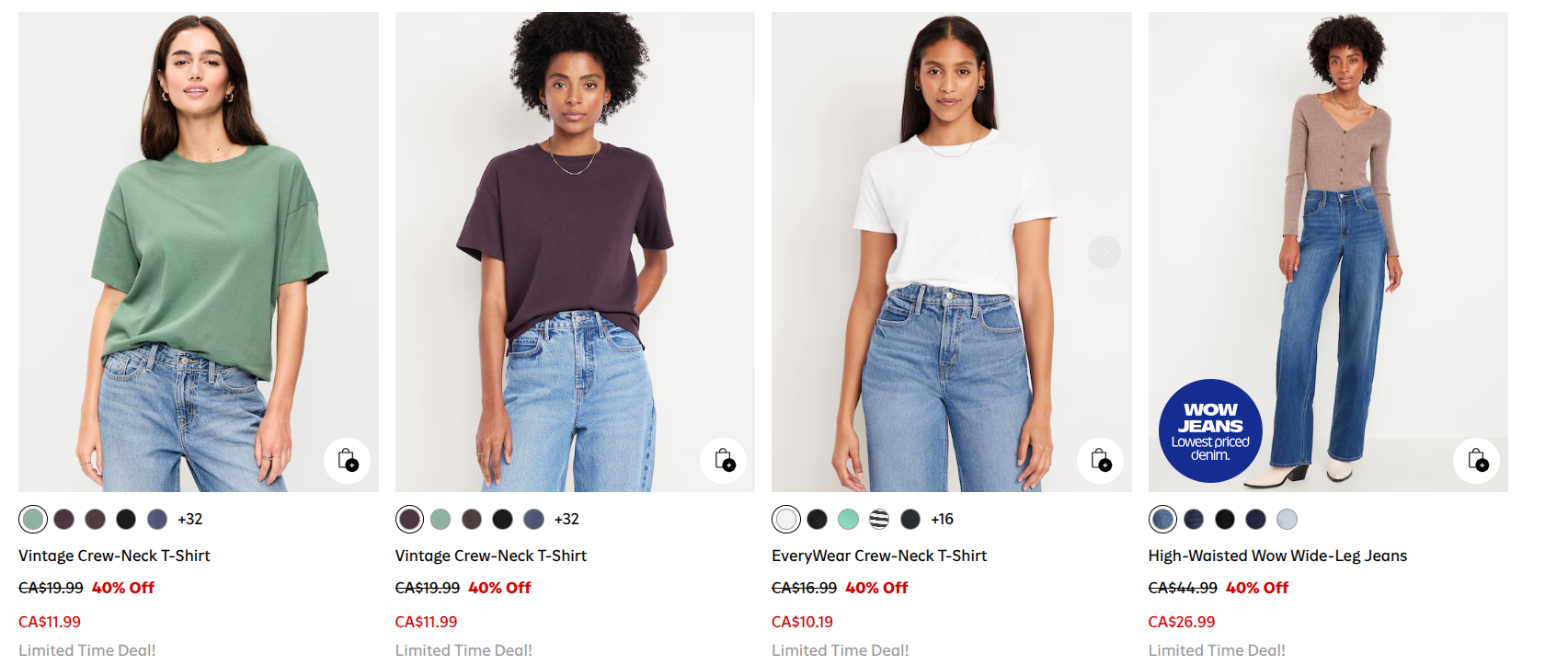 Old Navy Canada: 40% off Everything + Clearance up to 85% off