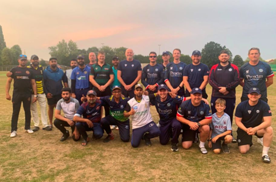West Mercia Police Edge NHS in Blue Light Trophy Cricket Clash