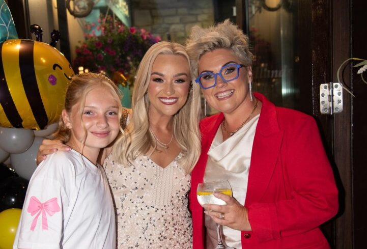 May McFettridge sends best wishes at charity birthday