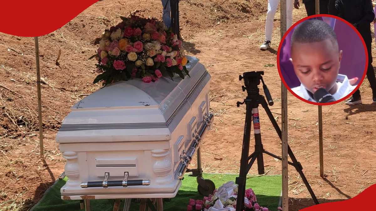 Terry Mumbi: Son of Catherine Wambugu's departed PA moves many with speech at burial service