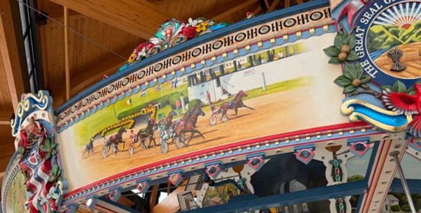 The Little Brown Jug featured on New Ohio State Fair Carousel