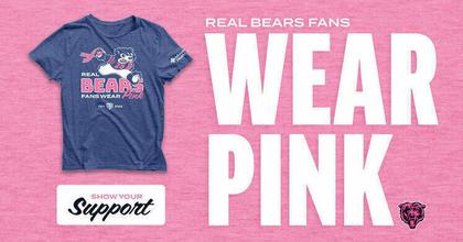 Chicago Bears launch 2025 Real Bears Fans Wear Pink campaign