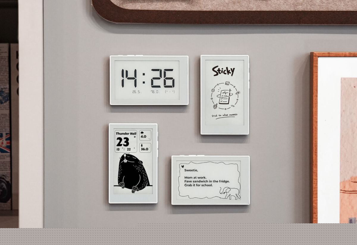 Comment on reTerminal Sticky is a $50 E Ink gadget with flashable firmware that can be a refrigerator sign or a pocket-sized eReader by Shawn Honeychurch