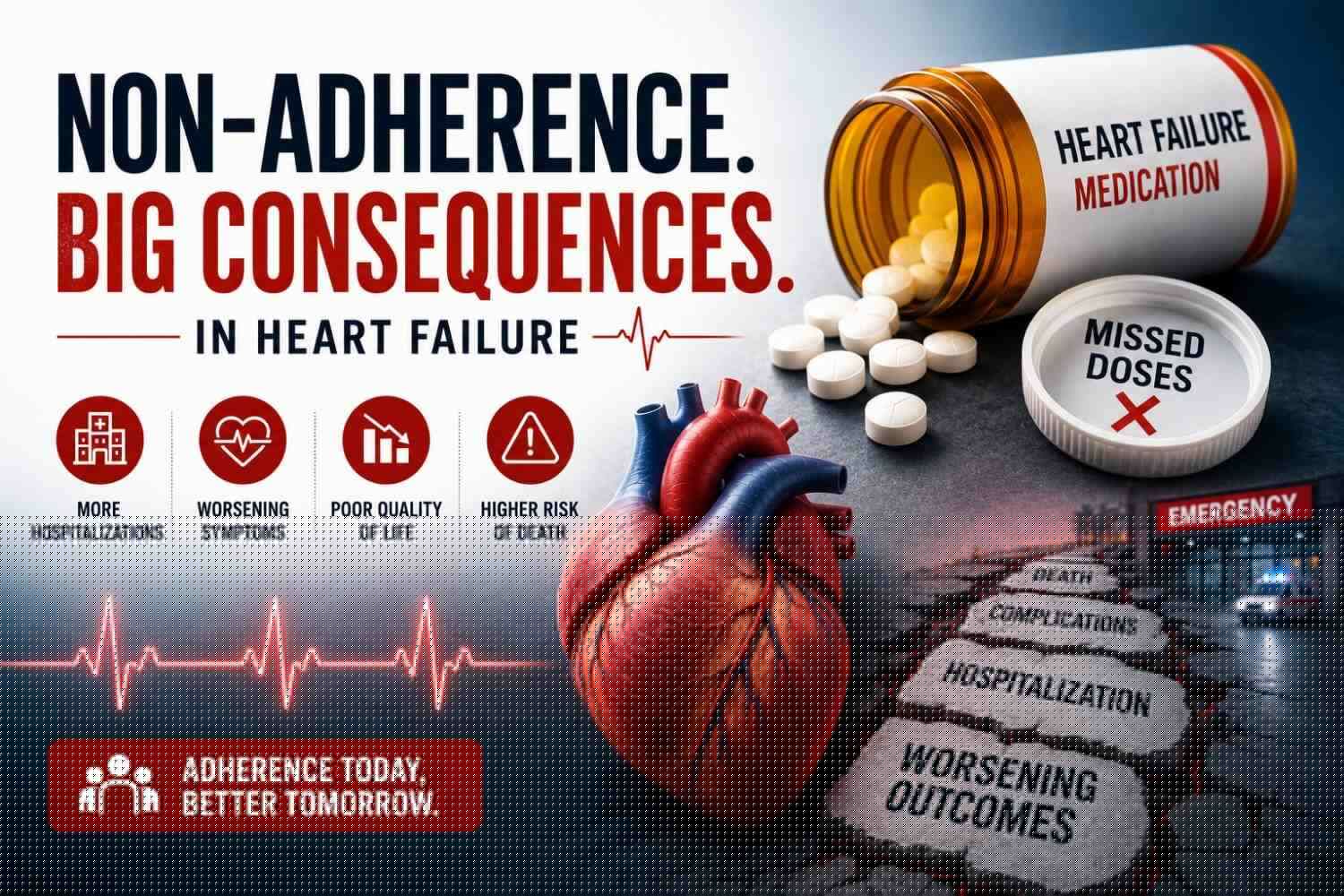 Medication Non-Adherence Remains a Major Challenge in Heart Failure Care: 2026 Study Reports
