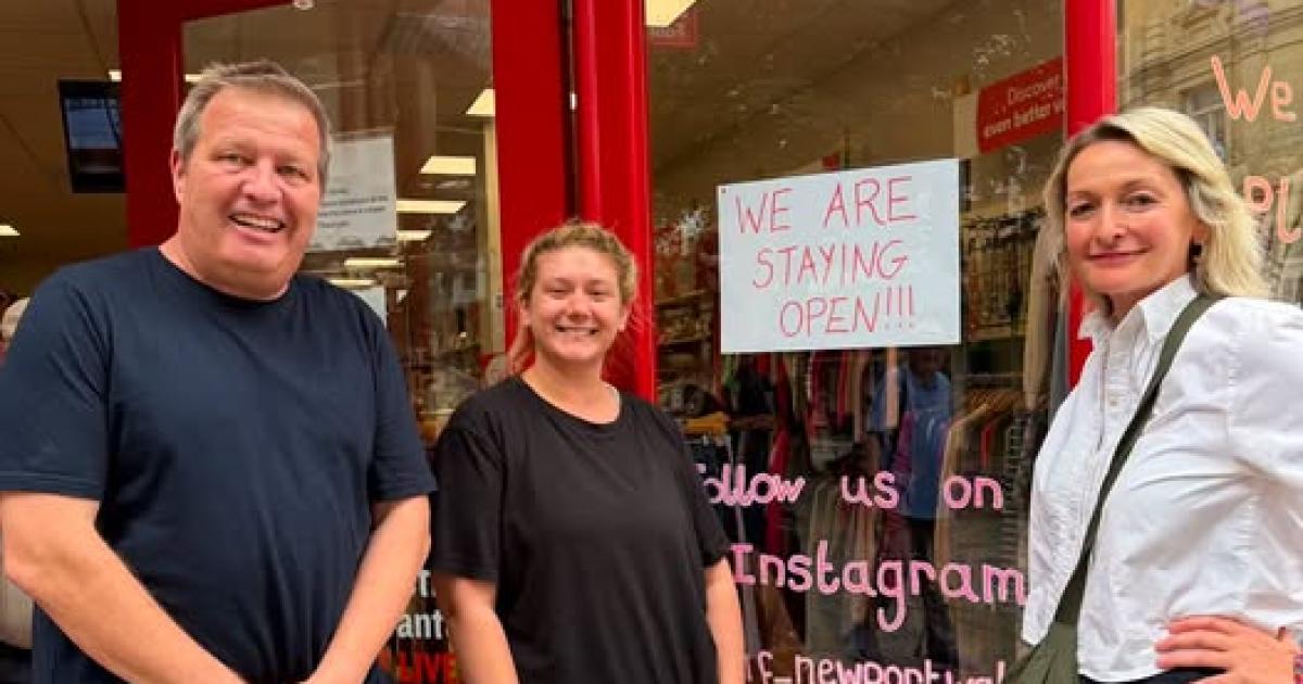 Update on the British Heart Foundation store in Newport