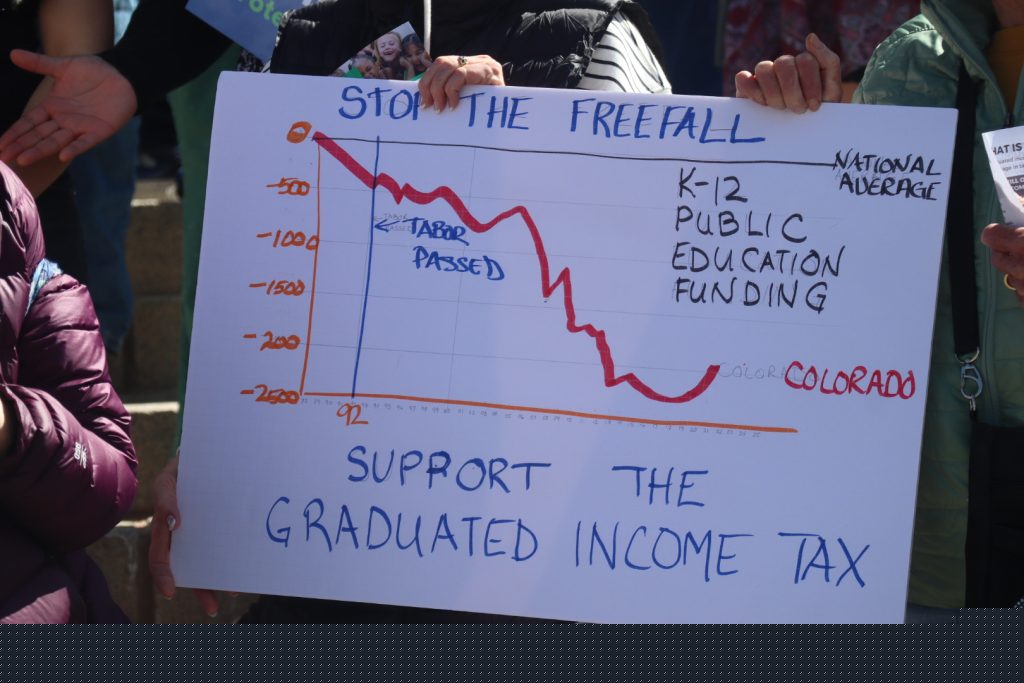 Supporters of income tax change measure submit signatures for Colorado ballot