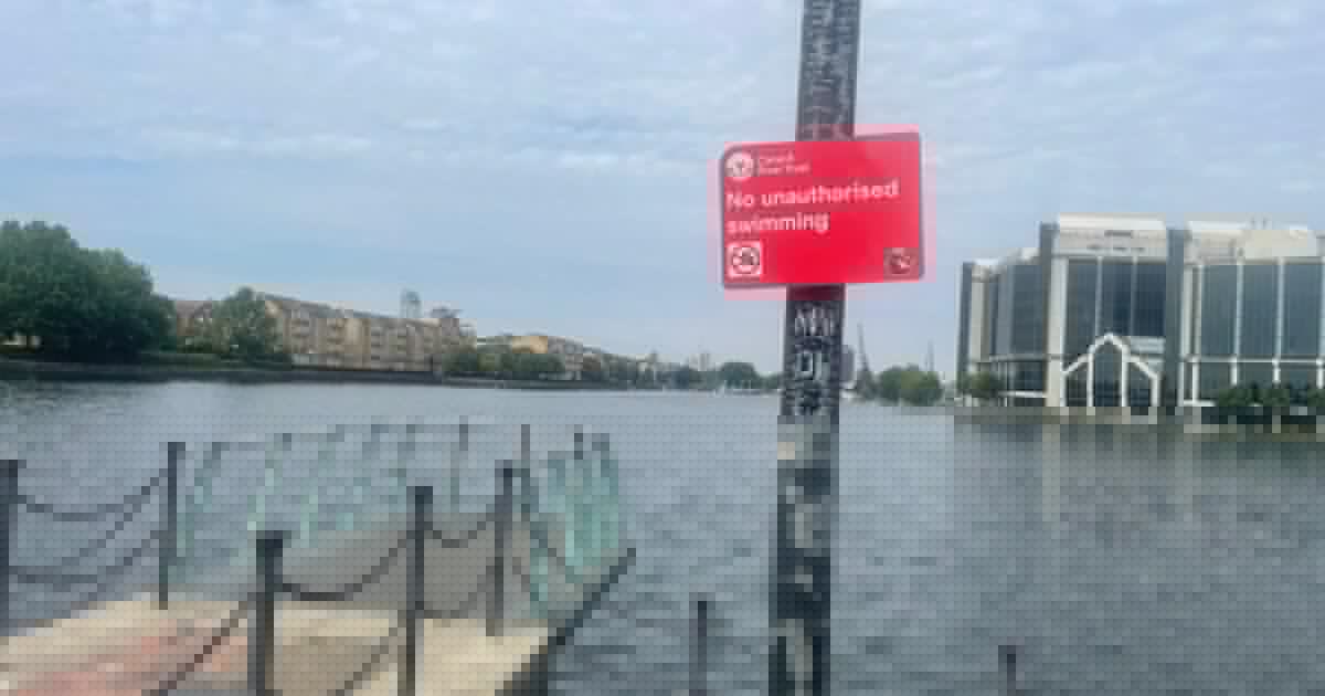 Man spotted in water at ‘no swimming’ area where boy, 14, drowned days before