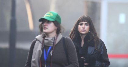 Jason Momoa girlfriend Adria Arjona and Josh Dylan spotted in Leeds as 'Scorn' filming starts