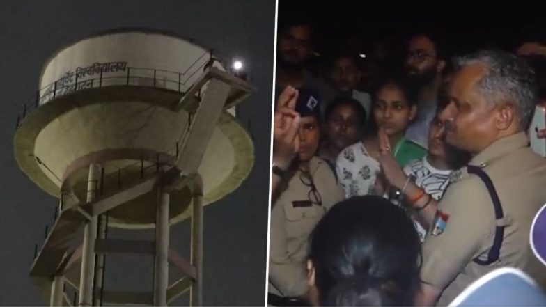 Uttarakhand Ayurved University Protest: Students Climb Water Tank Over NEET Admissions, 4-Year Exam Delay (Video)