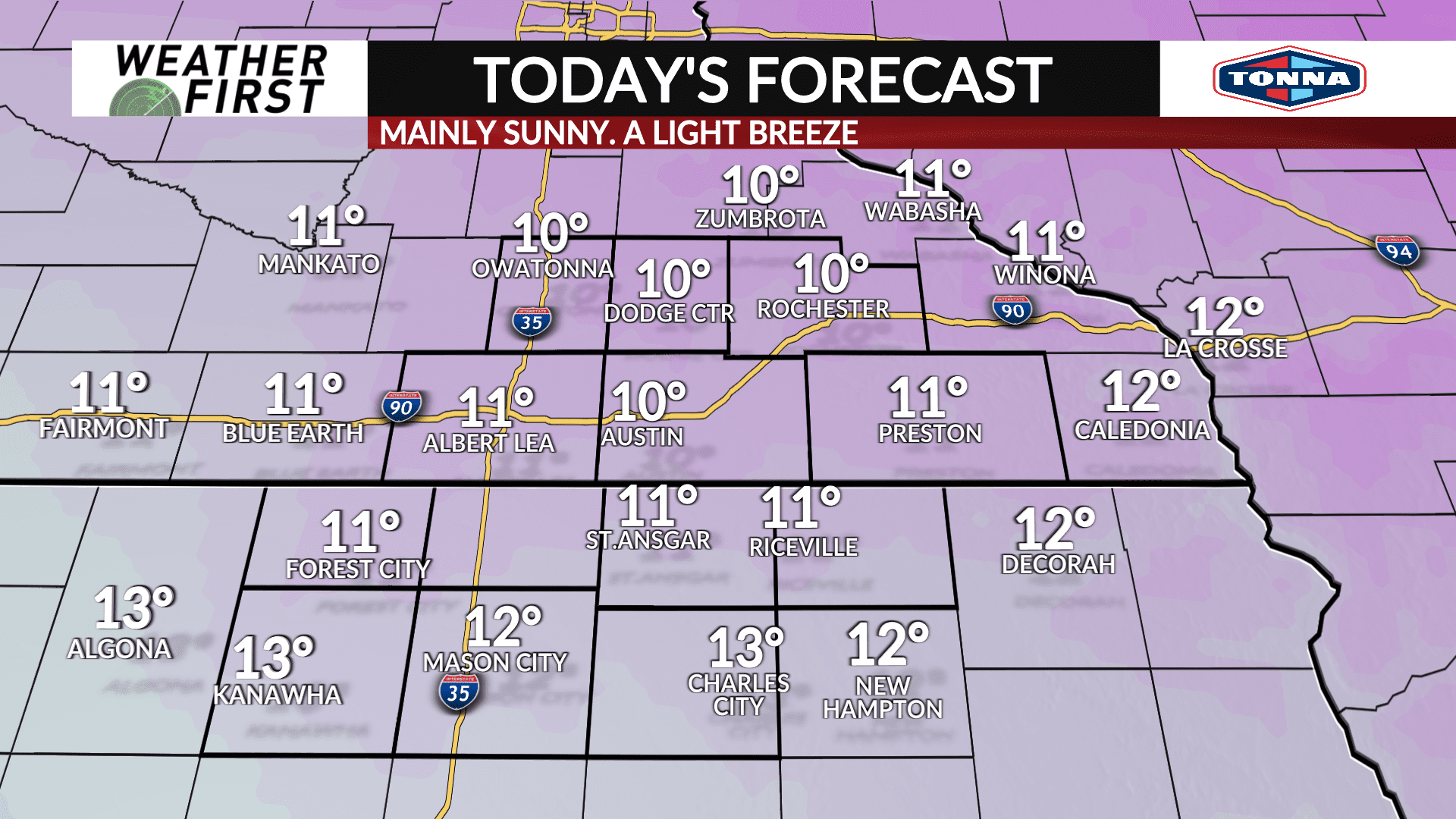 Sunny, but still very cold Thursday with subzero wind chills