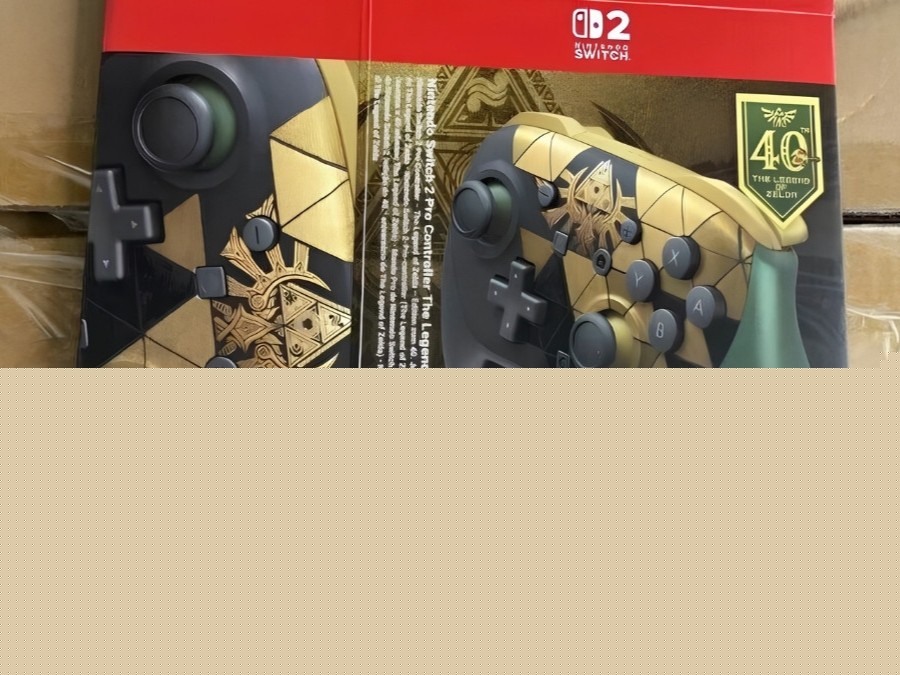 Zelda-themed Nintendo Switch 2 console and Pro Controller leaked