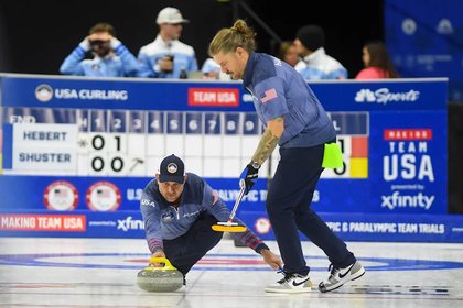 John Shuster's bid at 2026 Olympics curling history ends in stunning upset