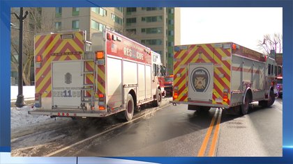 Person taken to hospital after an apartment fire on South Avenue Wednesday