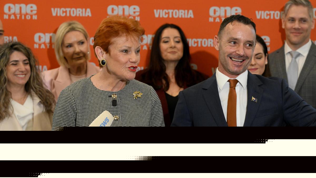 One Nation starts Victorian election campaign by banning two favourite enemies: the ABC and The Guardian