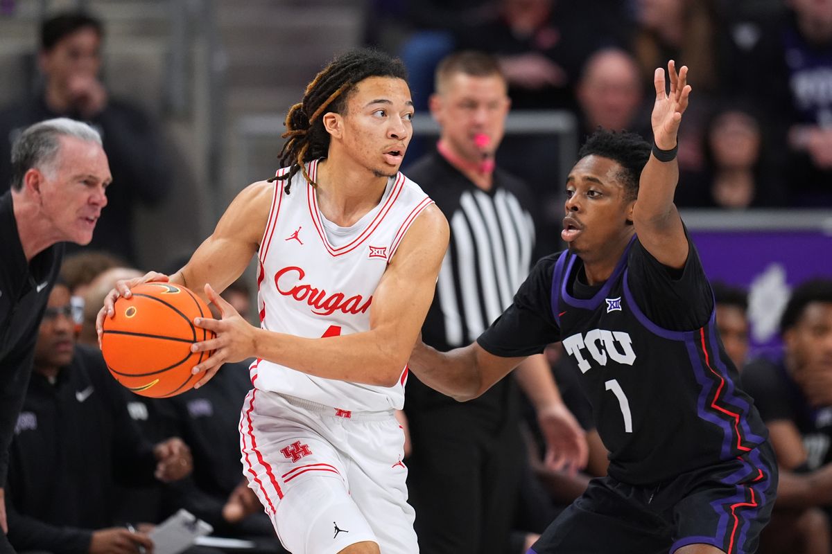 Top freshman Kingston Flemings scores 25, Emanuel Sharp has 23 as No. 10 Houston beats TCU 79-70