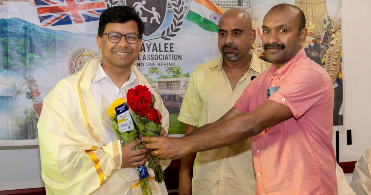 Special guest at Onam celebration as around 200 attend