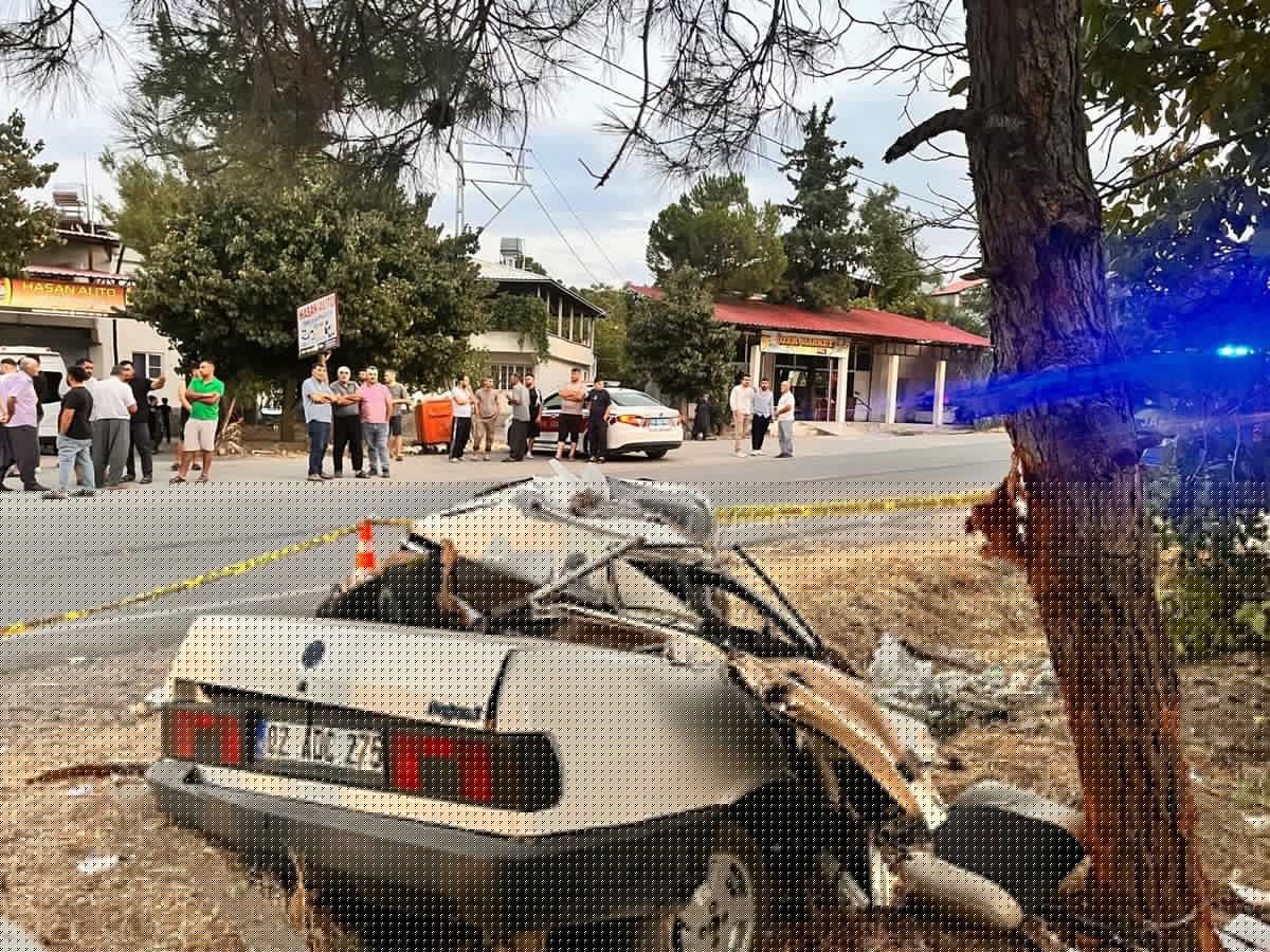 Kahramanmaraş'ta Otomobil Ağaca Çarptı: 1 Ölü, 2 Yaralı