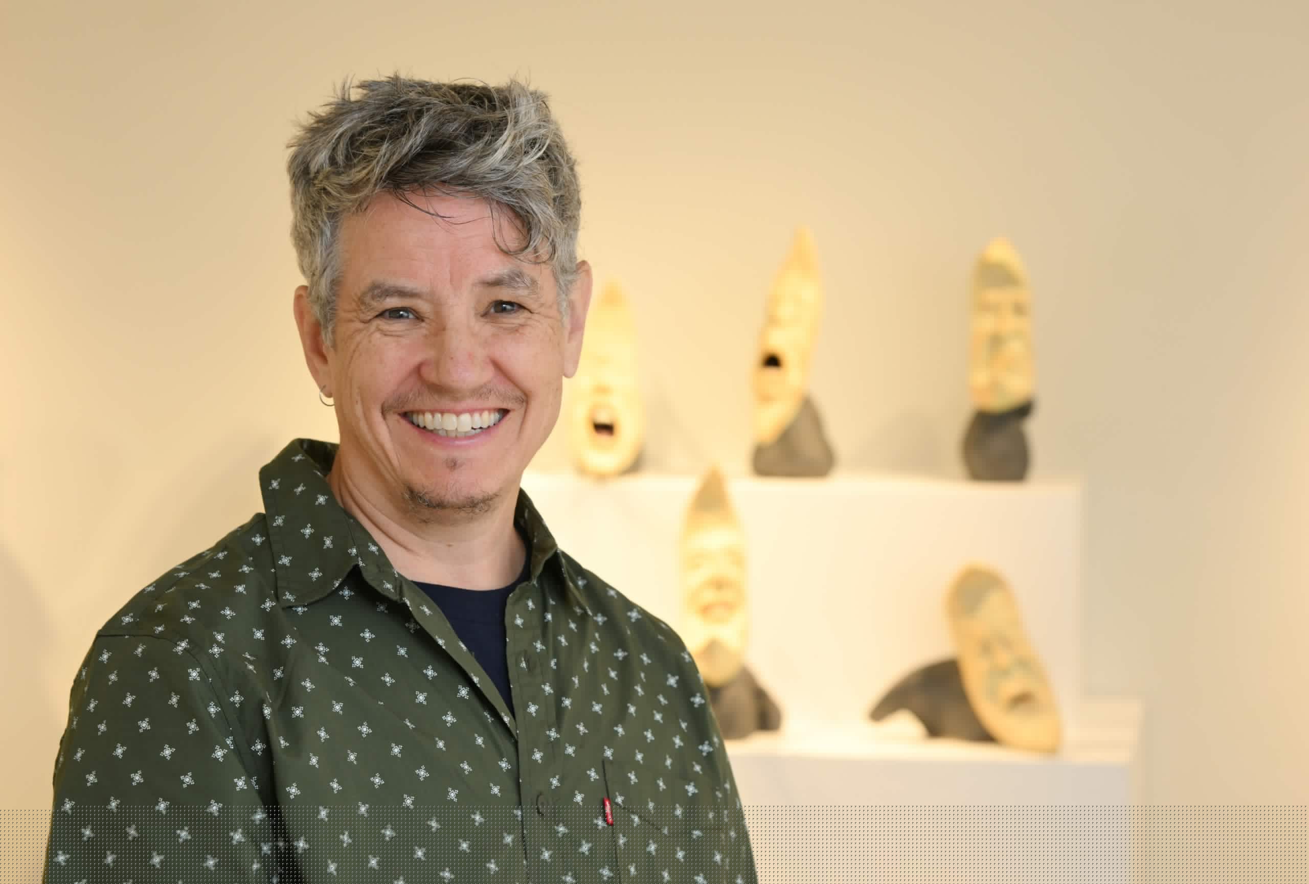 Unmasking the monsters within: Ceramic artist Wade Boswell’s first solo exhibition in Greenfield explores healing, self-acceptance
