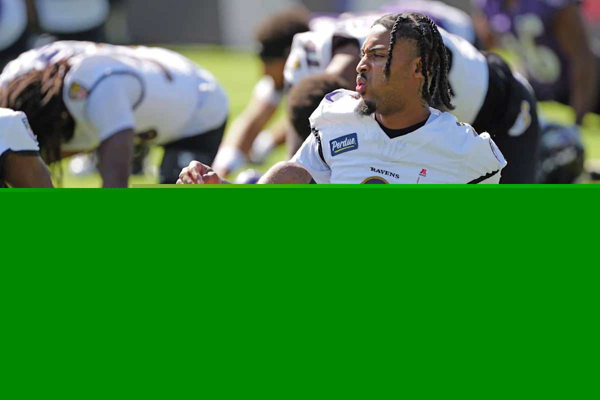 Nate Wiggins, Ravens defensive back, injured during practice