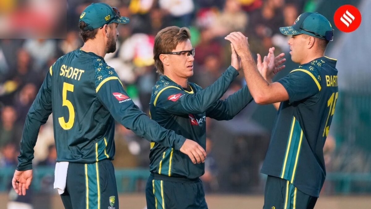 Aus vs Pak T20i; Zampa’s four-fer restricts PAK to 168/8 in 20 overs