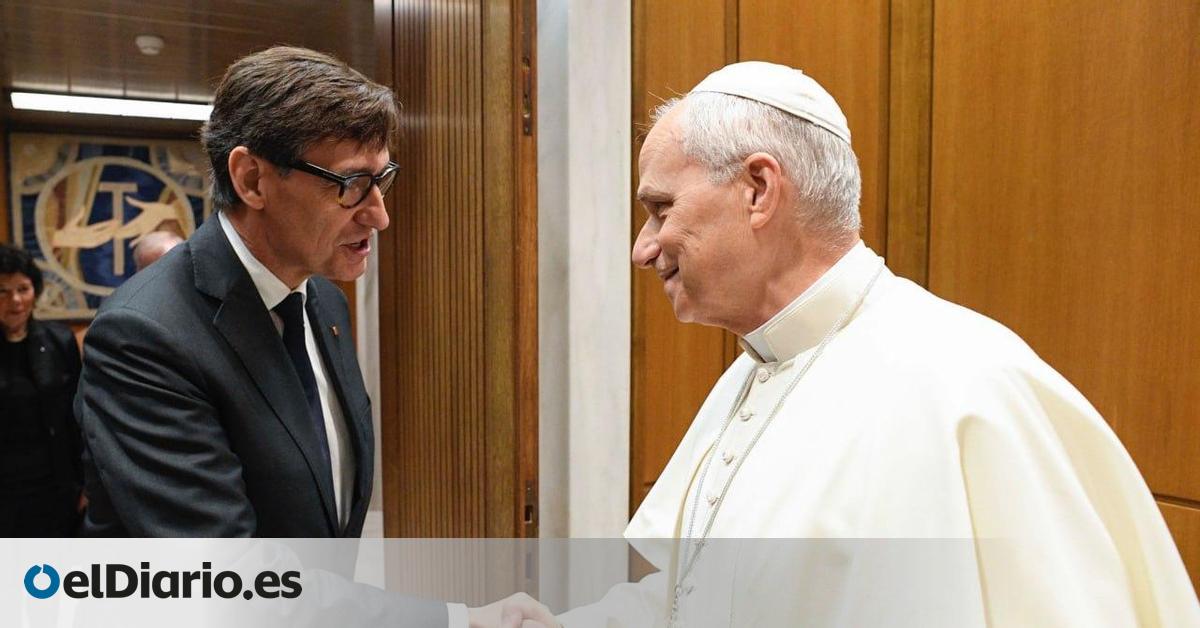 Illa mantiene una audiencia con el papa León XIV en el Vaticano y lo invita a visitar la Sagrada Familia