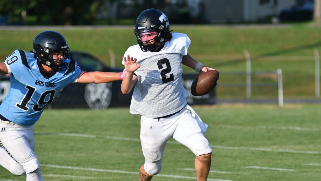 Muhlenberg Tops Trigg in First Football Scrimmage