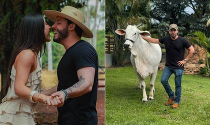 Rei do gado? Além da bezerra de luxo para namorada, Murilo Huff investe pesado em vacas de até R$ 54 milhões