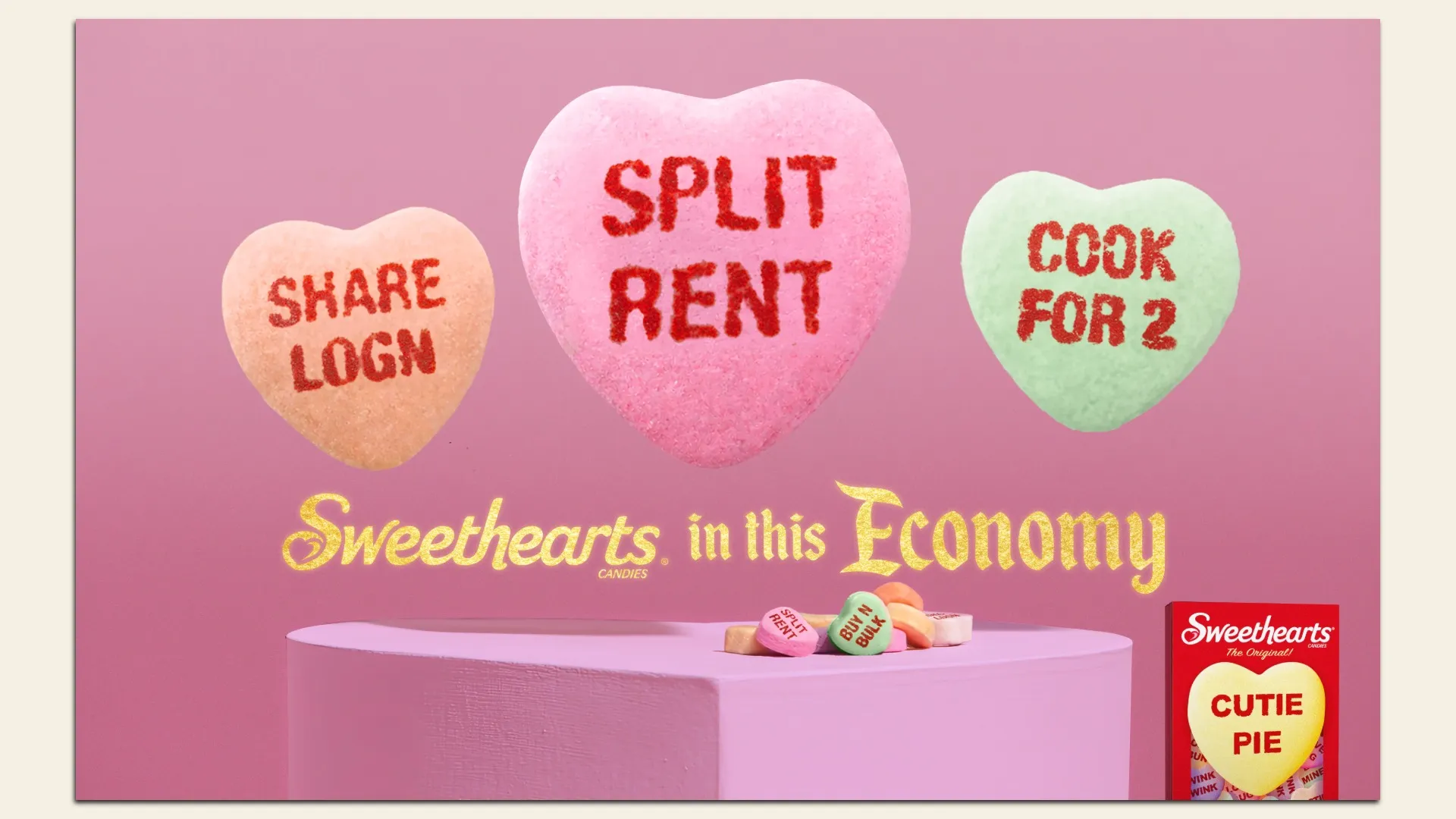Sweethearts Is Releasing “Practical” Conversation Hearts, and Romance Has Officially Filed for Bankruptcy