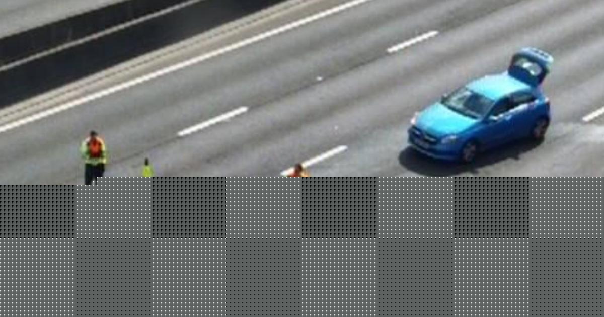 Pictures from the scene as major M25 crash triggers emergency response