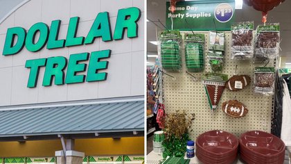 Dollar Tree Super Bowl Essentials For $1.25: Serving Platters, Dinnerware and More