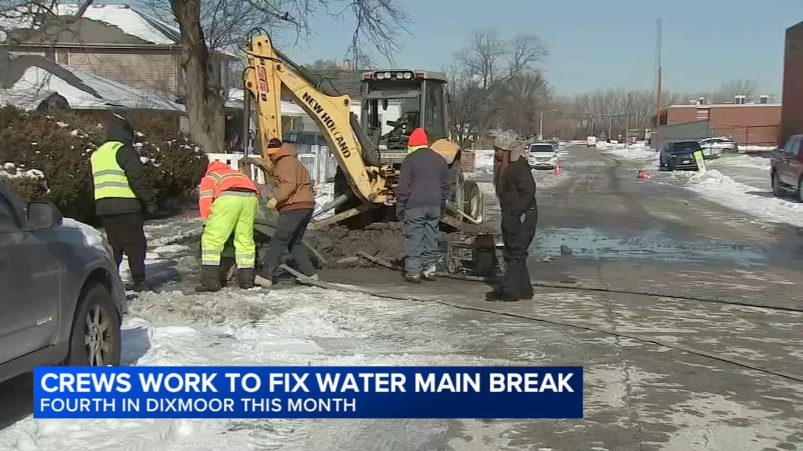 Water main break closes 2 schools in Dixmoor