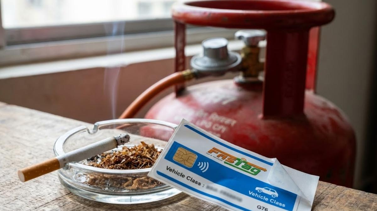 Union Budget 2026: Tobacco taxes, FASTag rules and LPG prices change Feb 1