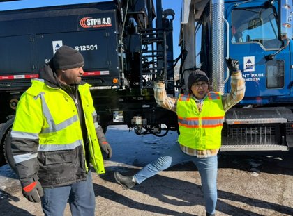 Pothole season in full effect — and so is St. Paul’s new asphalt recycler