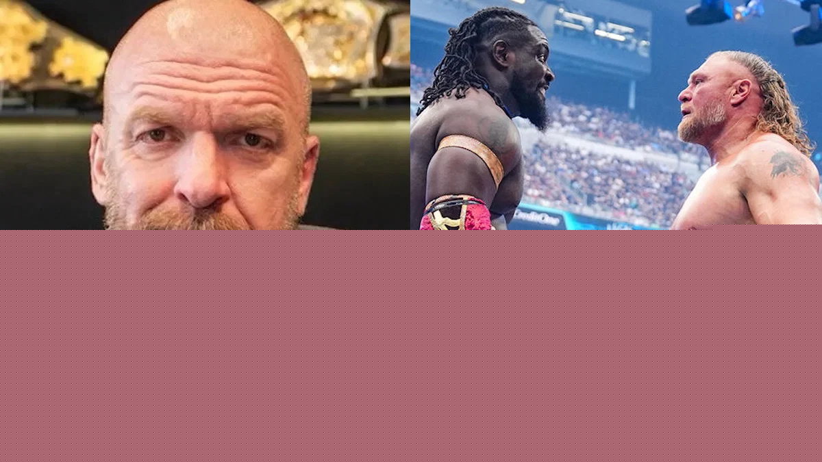 Triple H Breaks Character On Brock Lesnar Mentoring Oba Femi Behind The Scenes In WWE