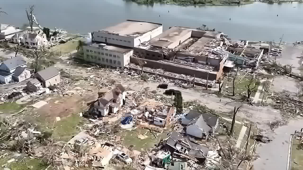 Destructive tornado touches down near Appleton, Wisconsin, leaving trail of damage