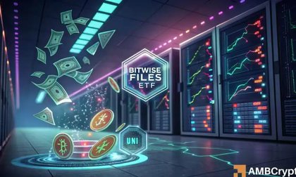 Bitwise files for a Uniswap ETF, but UNI’s price tells a different story