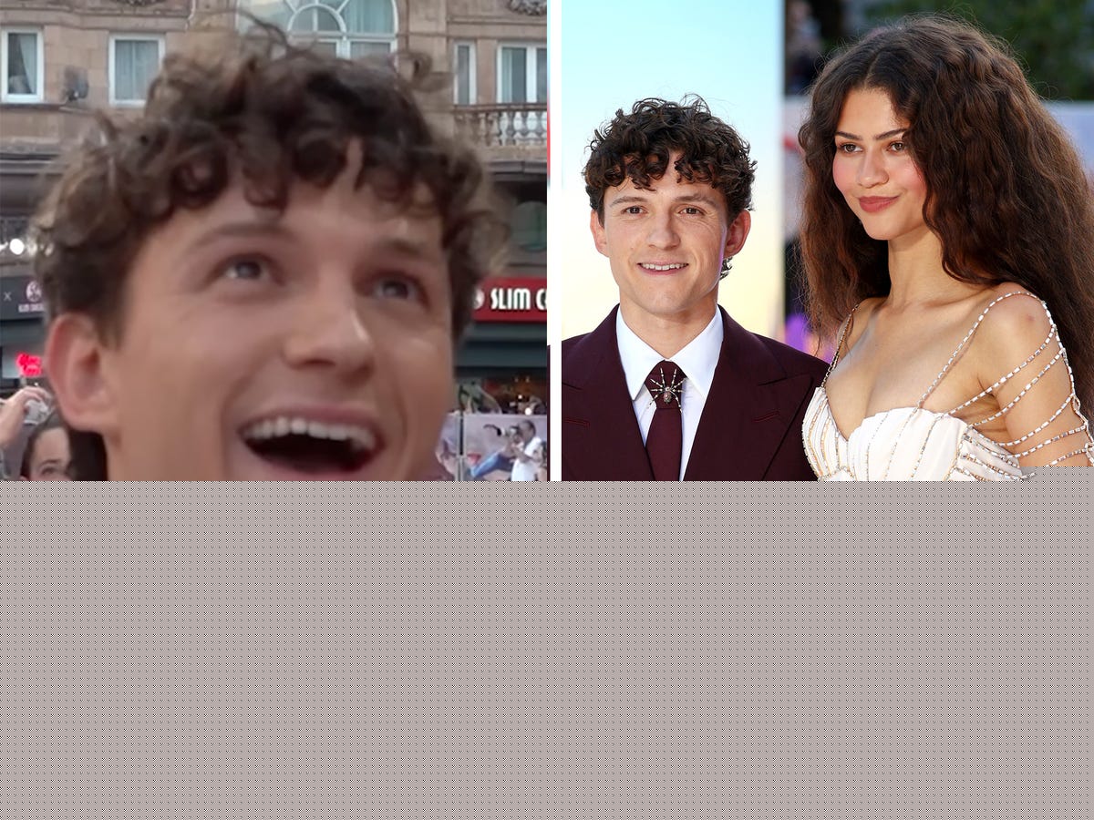 Tom Holland’s Reaction to Zendaya Arriving at the <i><em>Spider-Man</em></i> Premiere Goes Viral